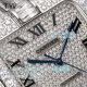 TW Factory Swiss Replica Ice Out Cartier Santos 40mm Full Diamond Roman Face Watch (3)_th.jpg